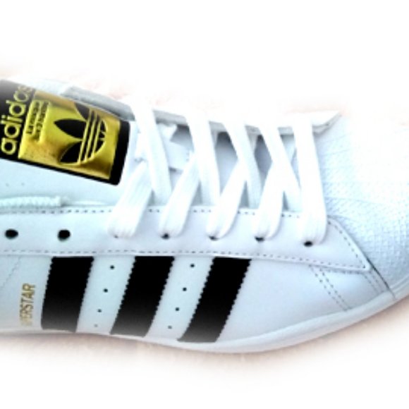 New Women's Adidas Superstar Genuine Leather Fashionable Sneakers/Athletic/Tenni - Picture 5 of 14
